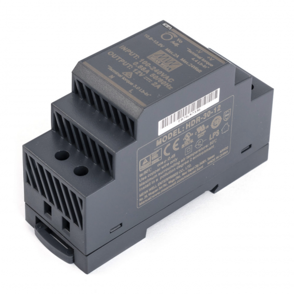 Блок живлення HDR-30-12 24Вт 12В 2A IP20 на DIN-рейку